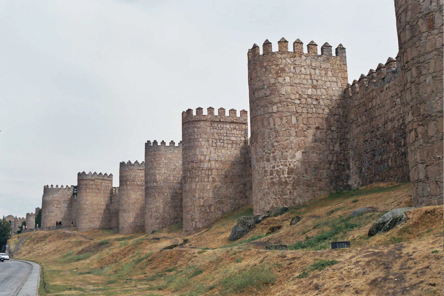 Murallas de Ávila, Ávila. Fotografía del entorno geográfico.