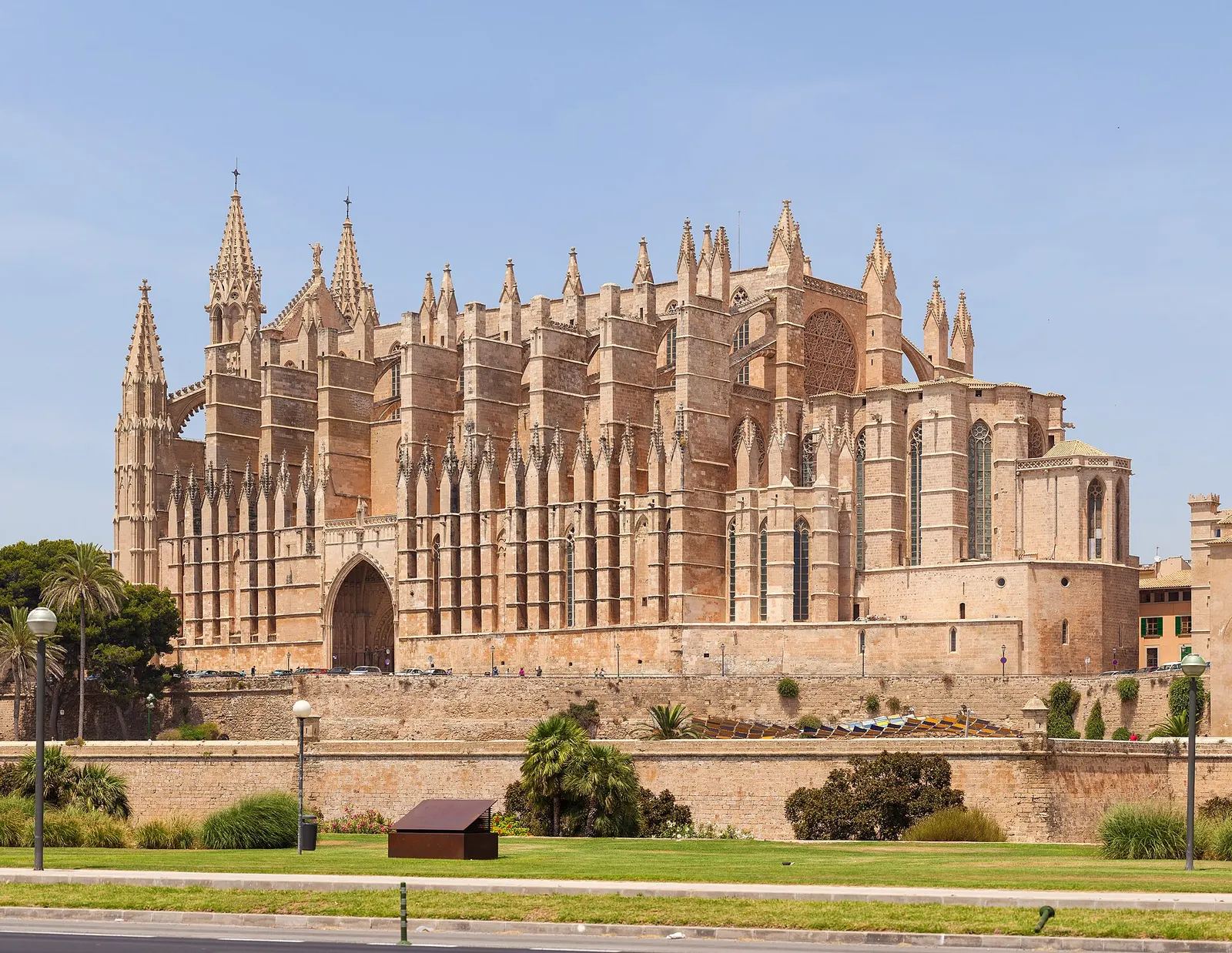Catedral de Mallorca, Illes Balears. Fotografía del entorno geográfico.