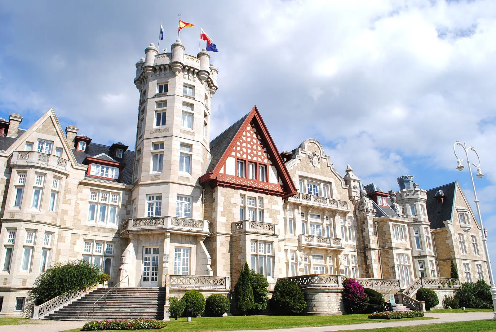 Palacio de la Magdalena, Santander, Cantabria. Fotografía del entorno geográfico.